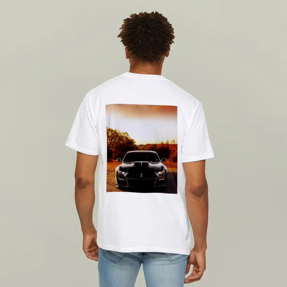 Ford Mustang Shelby GT500 Autumn Sunset – T-Shirts