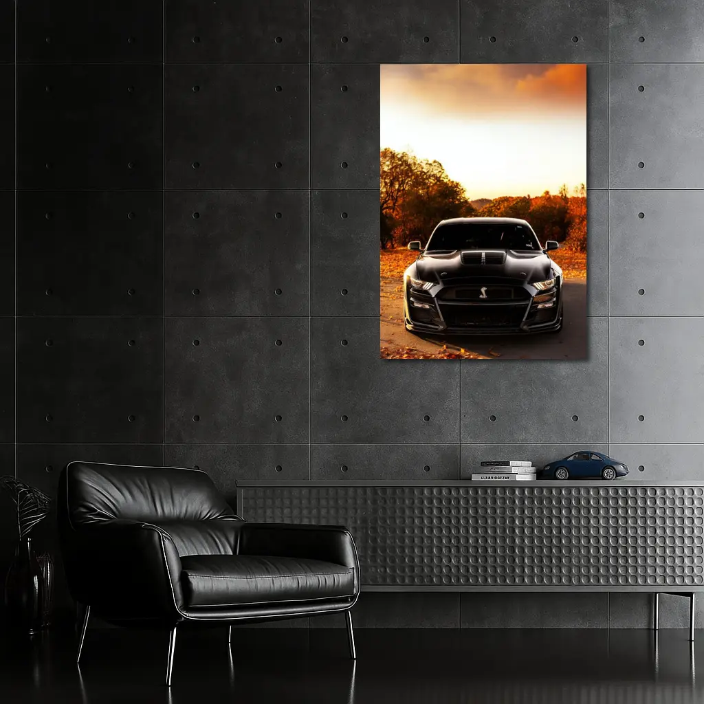 Ford Mustang Shelby GT500 Autumn Sunset – Wall Art