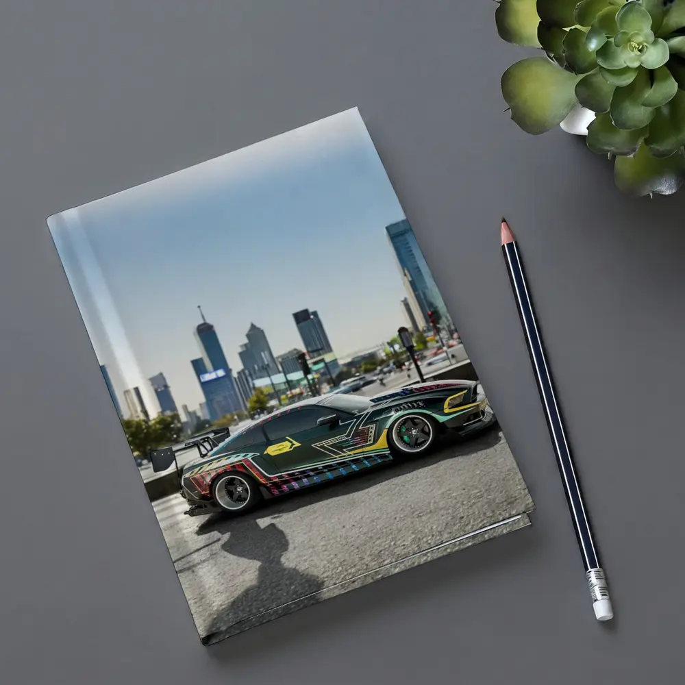 Ford Mustang Custom Wrap City Skyline – Notebooks
