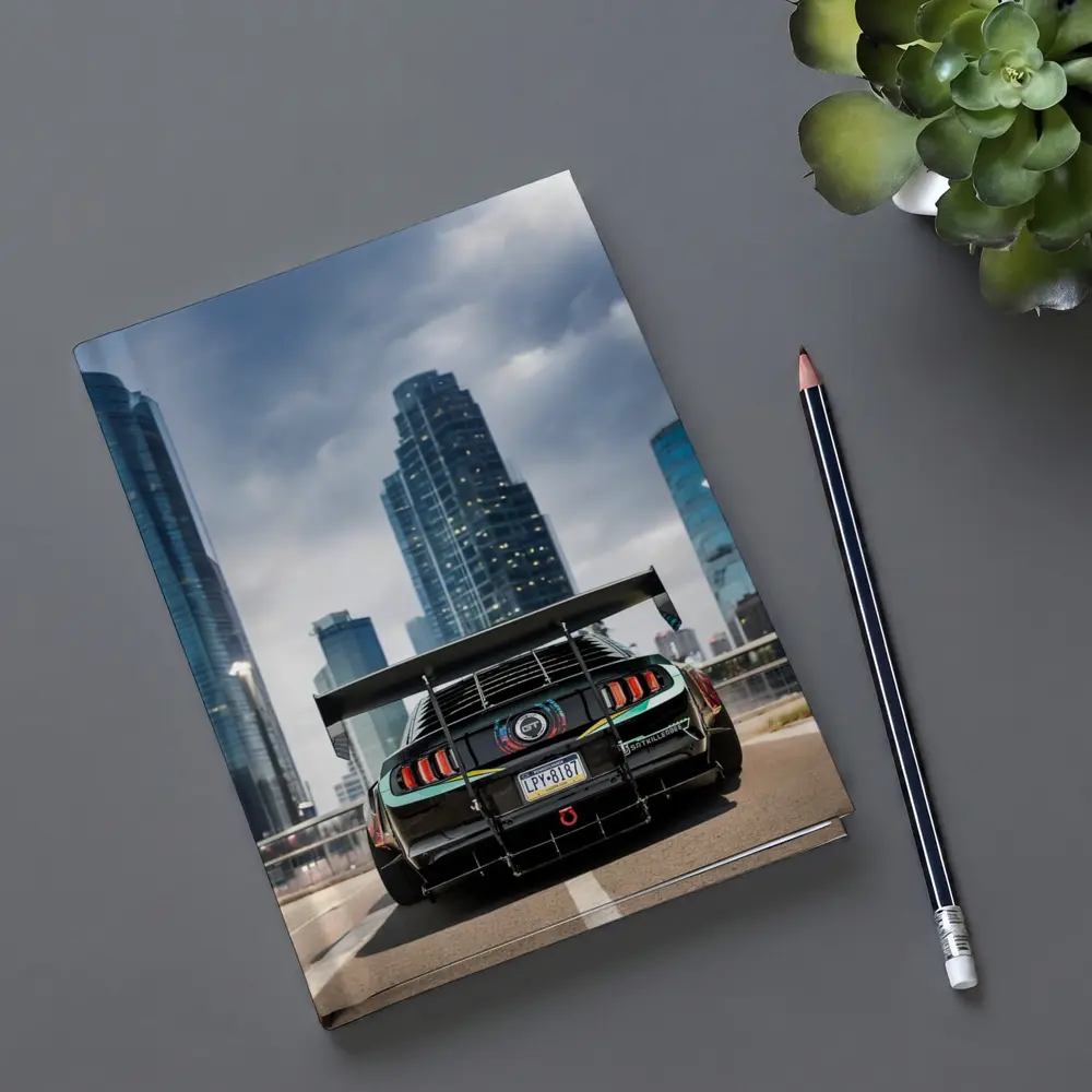 Ford Mustang Wide Body City Skyline – Notebooks