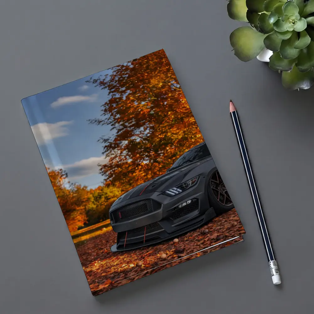 Ford Mustang GT350 Autumn Forest Setting – Notebooks