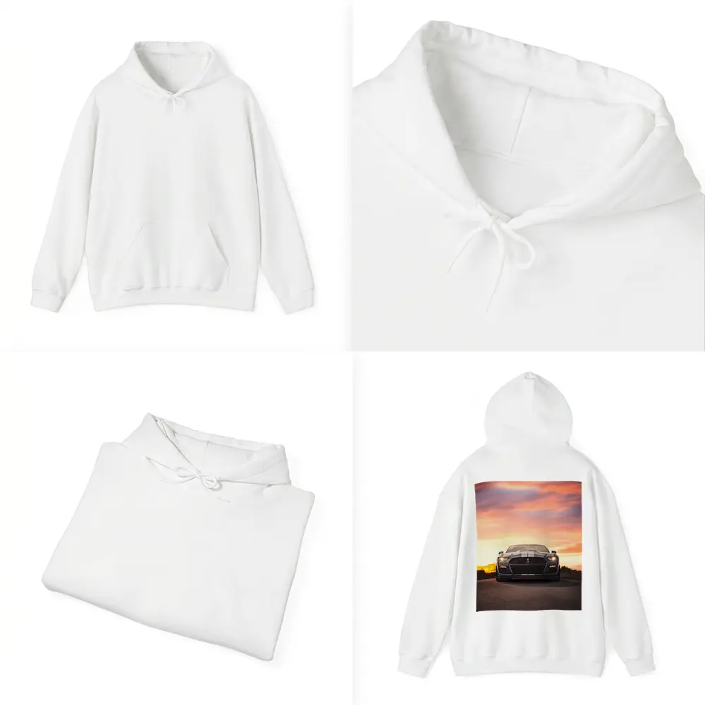 Ford Mustang Shelby GT500 Sunset Road – Hoodies