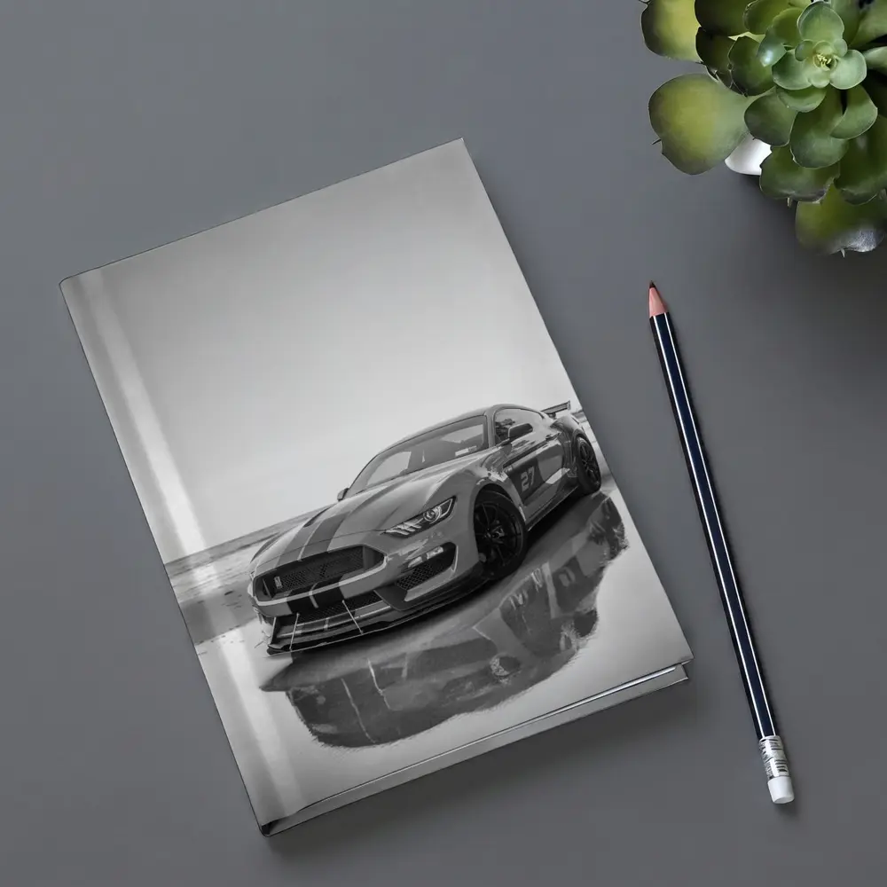 Ford Mustang Shelby GT350 Beach Black White – Notebooks