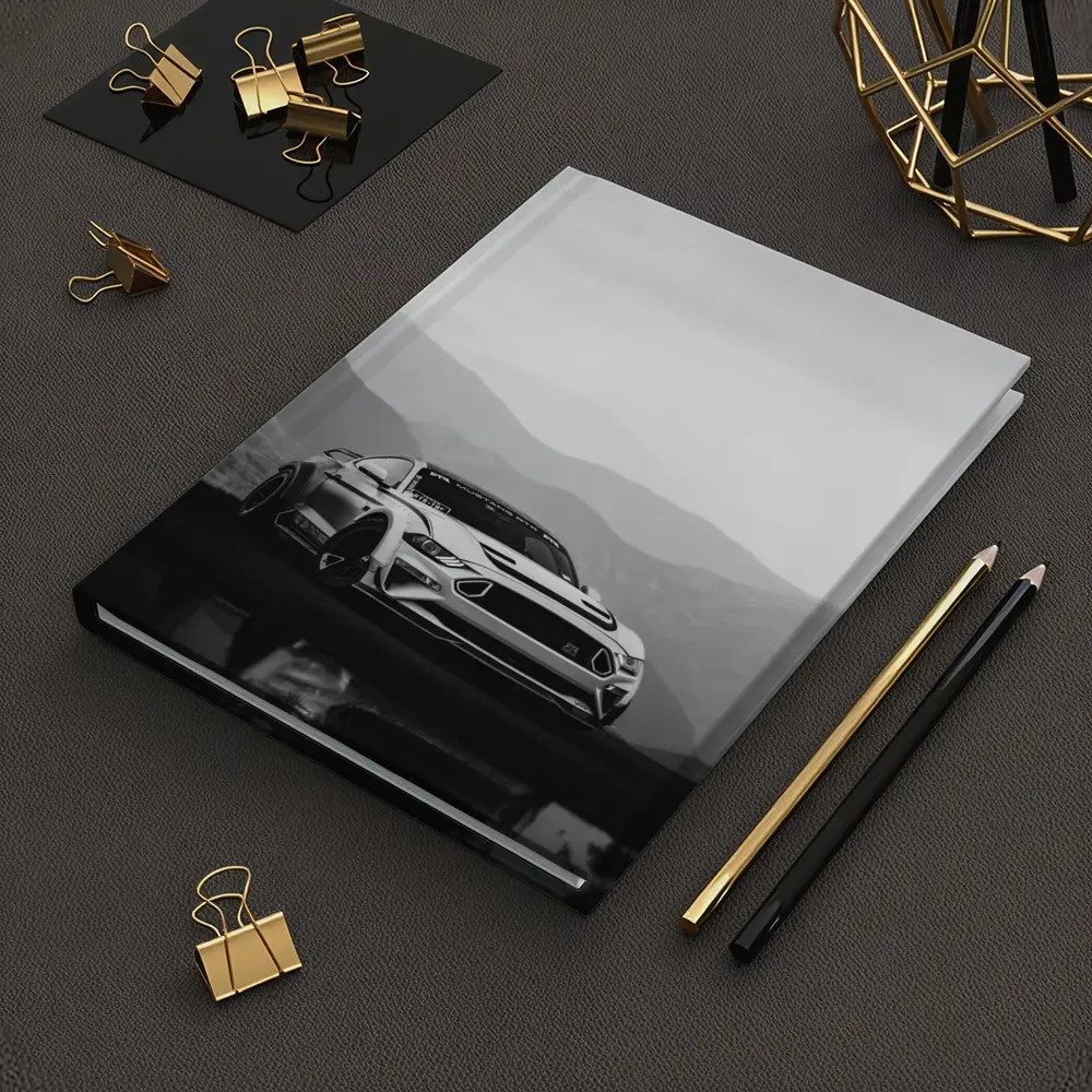 Ford Mustang RTR Black White Mountain Backdrop – Notebooks