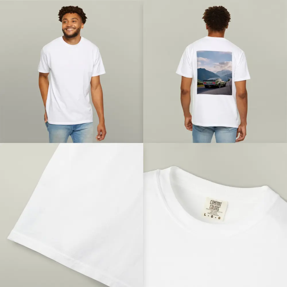 Ford Mustang Green Mountain Road Drive – T-Shirts