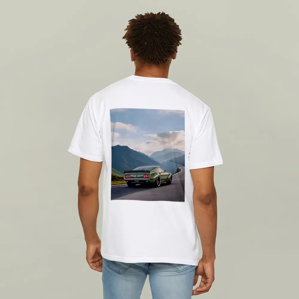 Ford Mustang Green Mountain Road Drive – T-Shirts