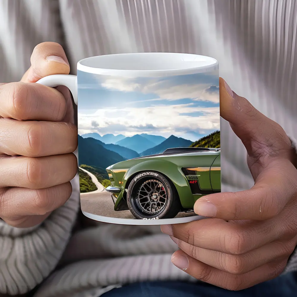 Ford Mustang Boss Green Mountain Road – Mugs
