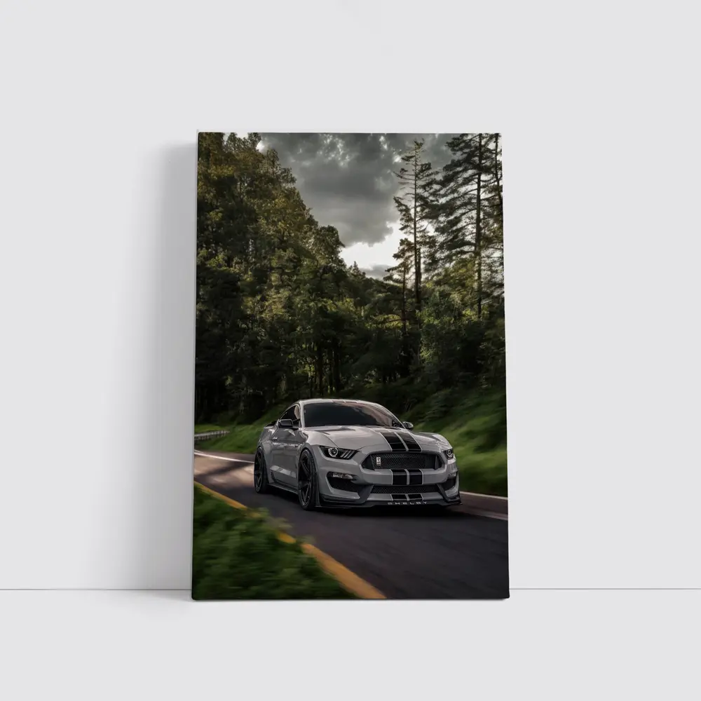 Ford Mustang Shelby GT350 Forest Road – Wall Art