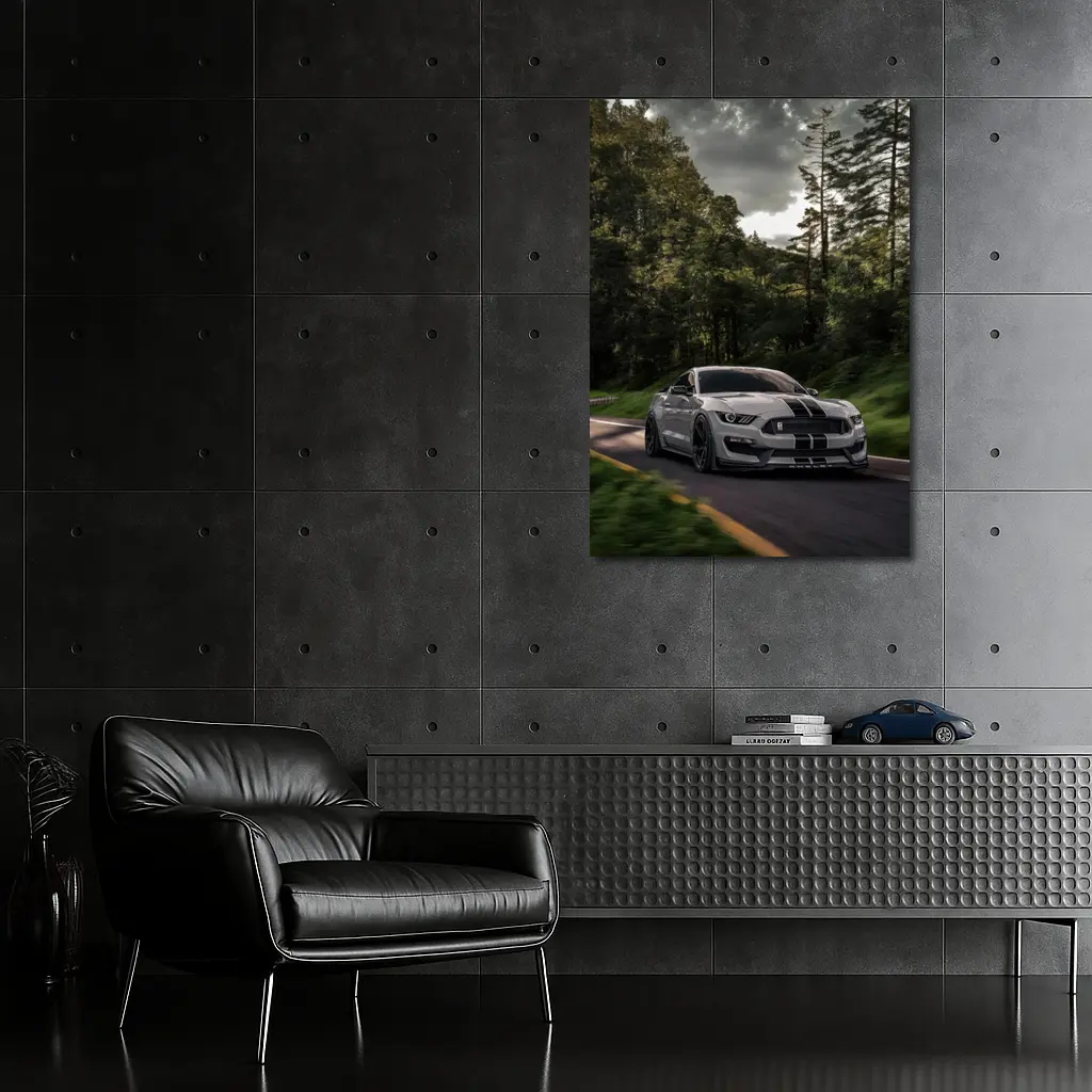 Ford Mustang Shelby GT350 Forest Road – Wall Art