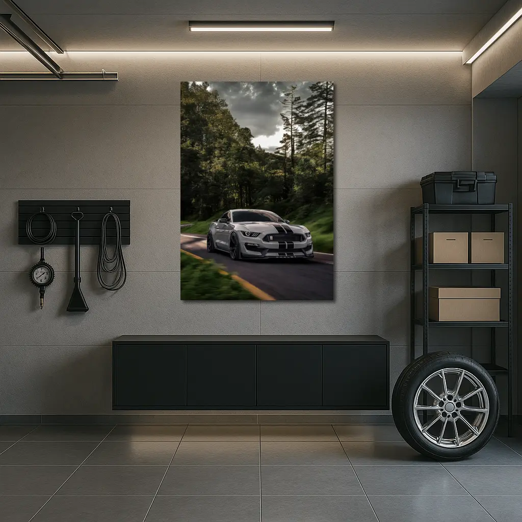 Ford Mustang Shelby GT350 Forest Road – Wall Art