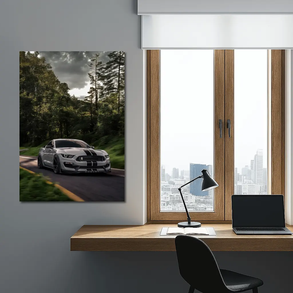 Ford Mustang Shelby GT350 Forest Road – Wall Art