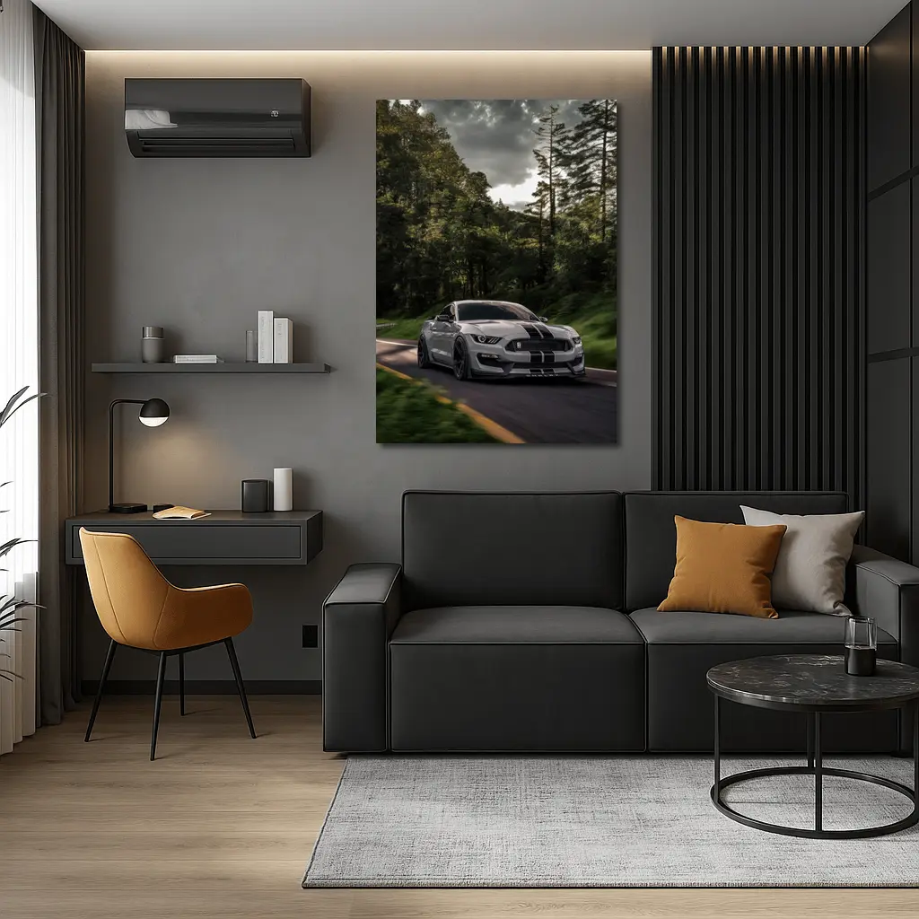 Ford Mustang Shelby GT350 Forest Road – Wall Art