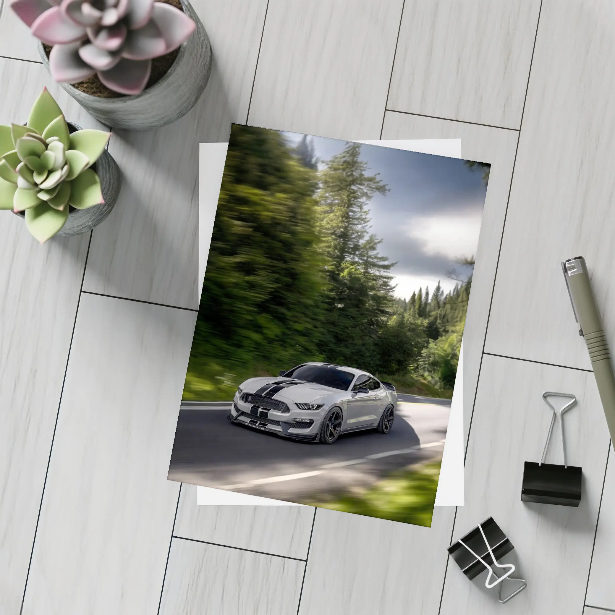 Ford Mustang Shelby GT350 Forest Road Drive – Postcards