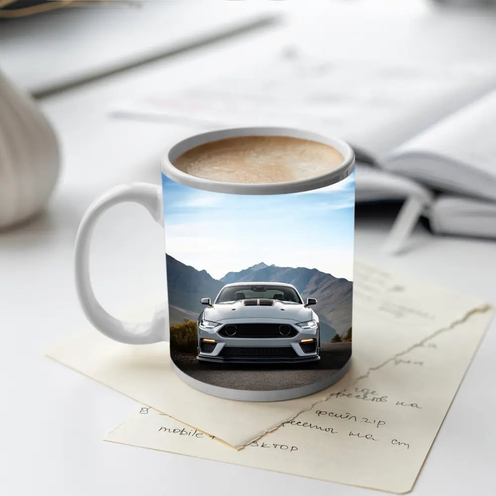 Ford Mustang Mach Gray Mountain Road – Mugs