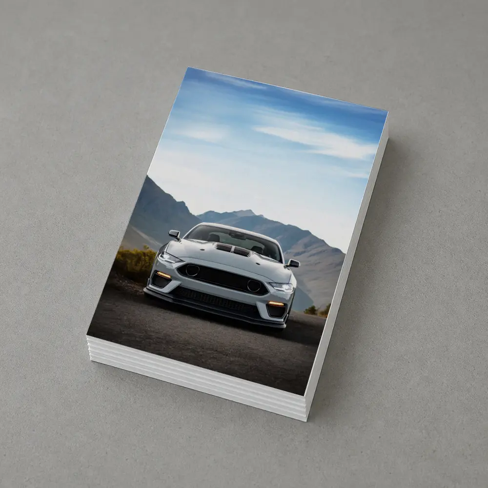 Ford Mustang Mach Gray Mountain Road – Postcards