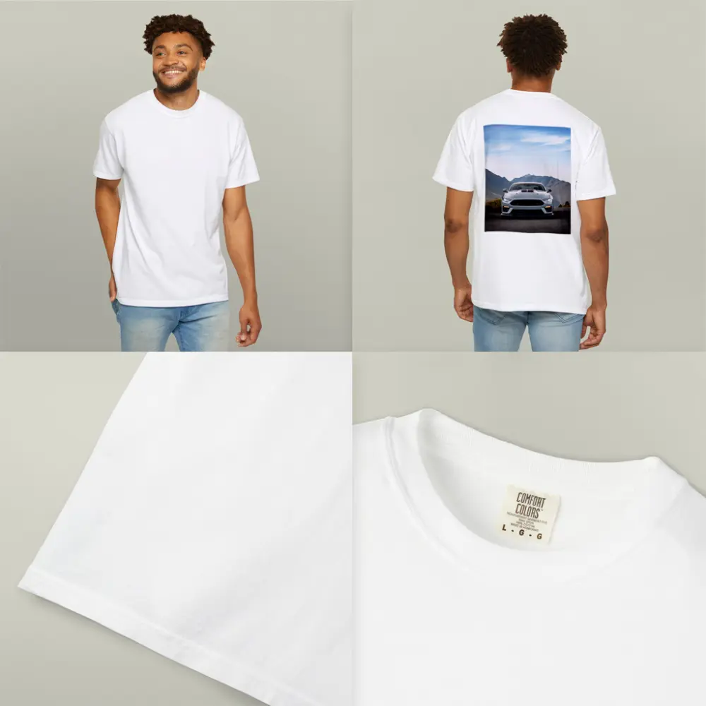 Ford Mustang Mach Gray Mountain Road – T-Shirts