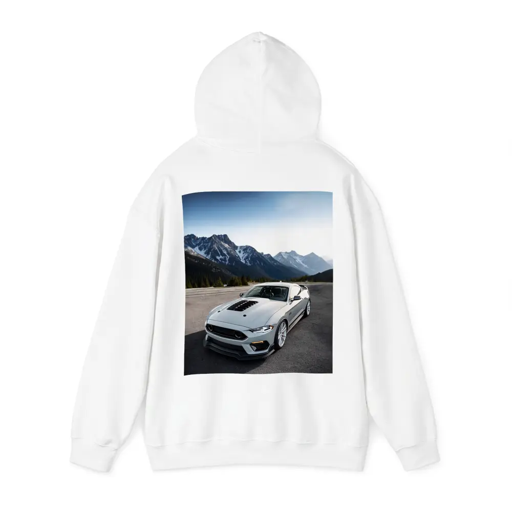 Ford Mustang Mach One Grey Mountain Road – Hoodies