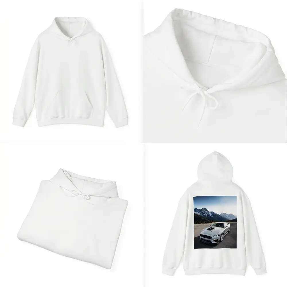 Ford Mustang Mach One Grey Mountain Road – Hoodies