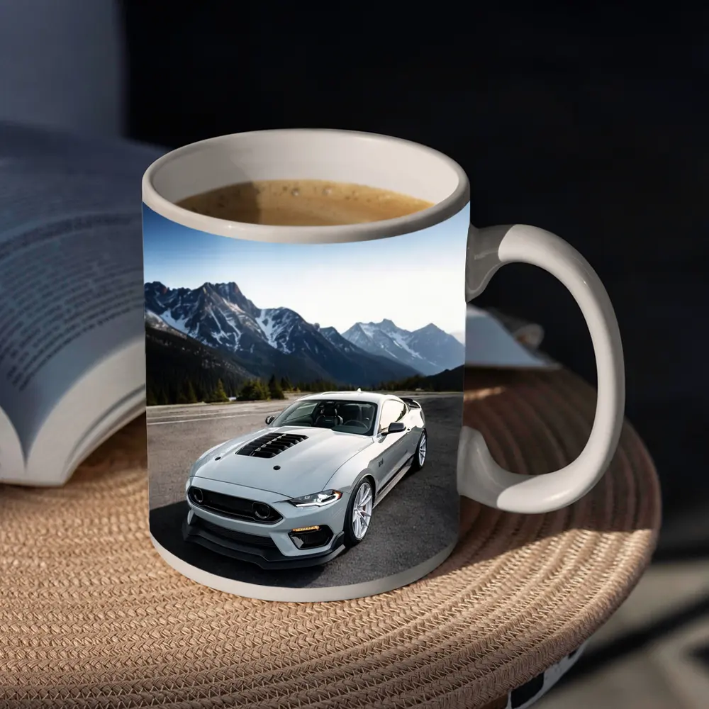 Ford Mustang Mach One Grey Mountain Road – Mugs