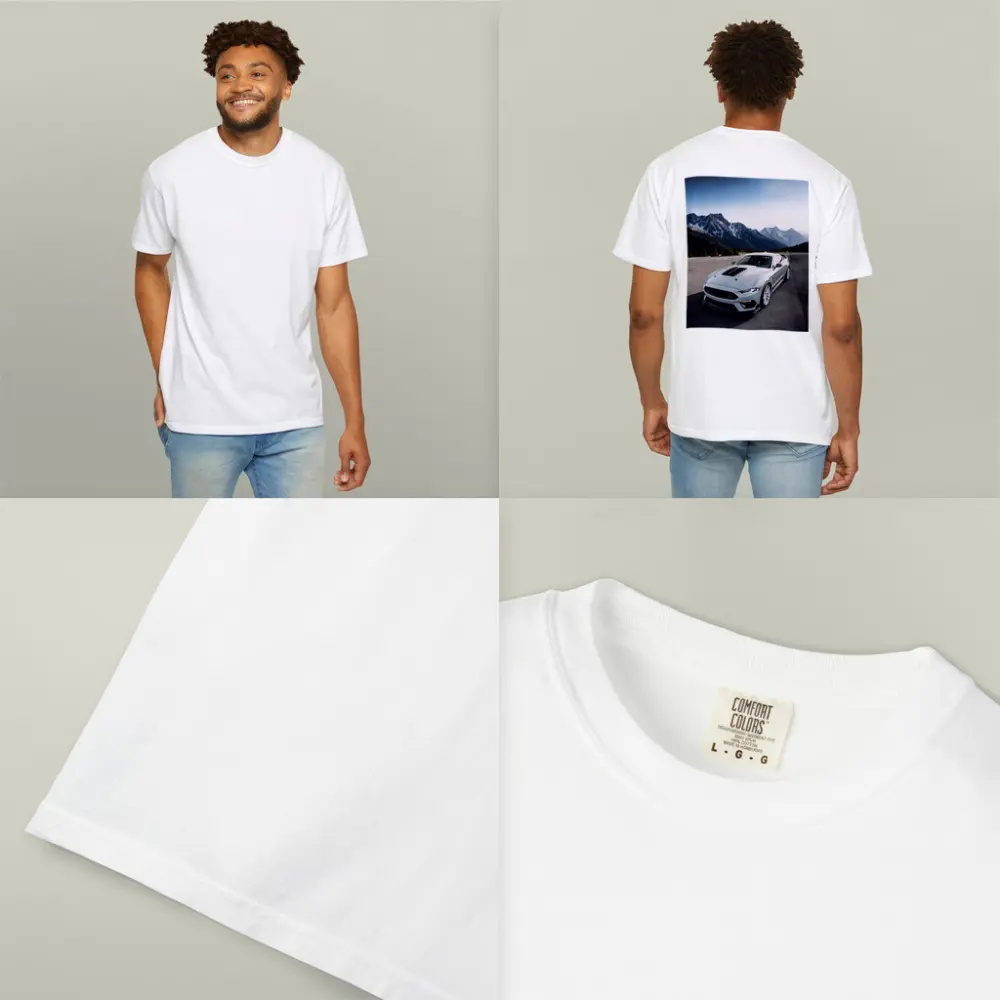 Ford Mustang Mach One Grey Mountain Road – T-Shirts