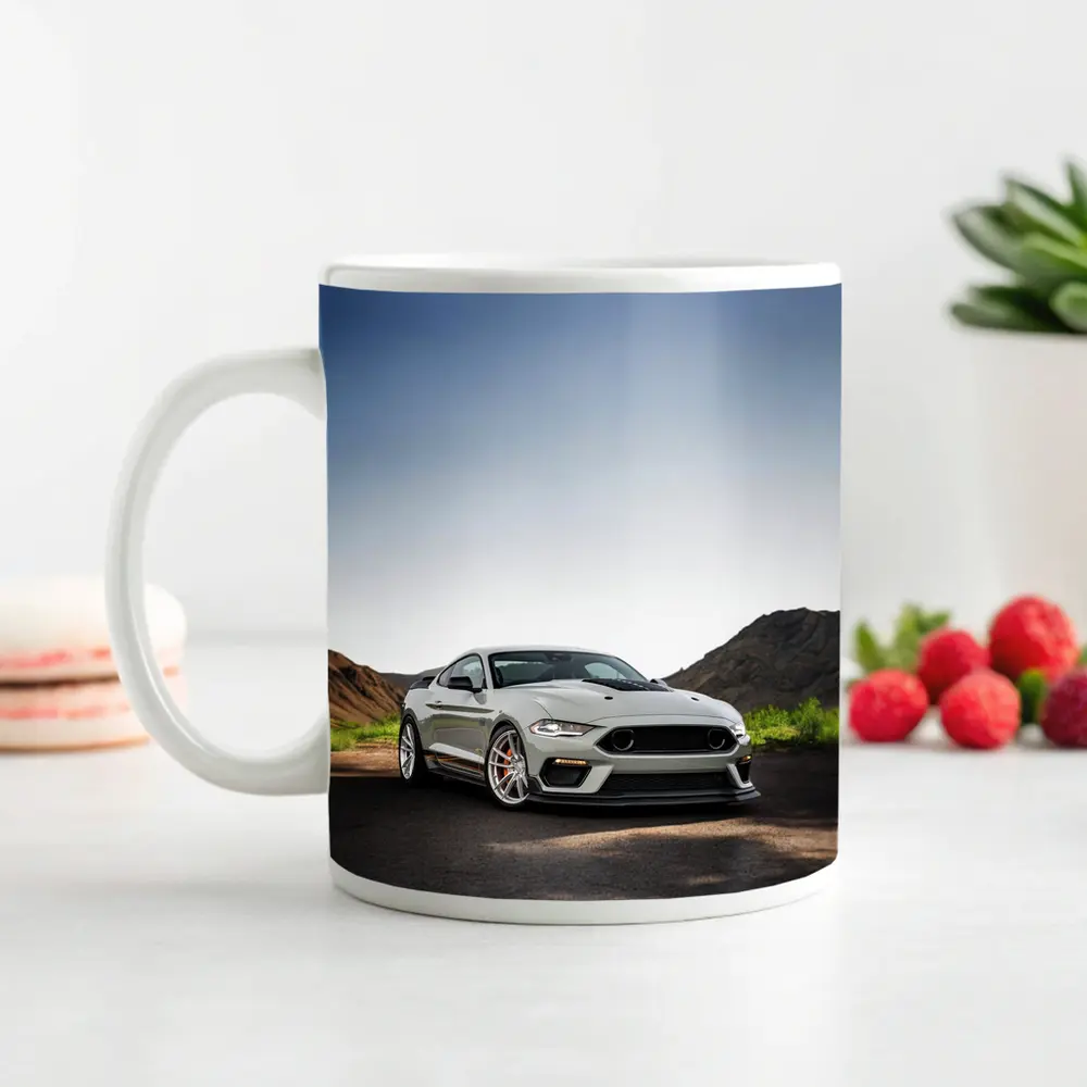 Ford Mustang Mach One Gray Mountain Road – Mugs
