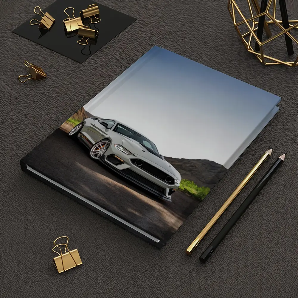 Ford Mustang Mach One Gray Mountain Road – Notebooks