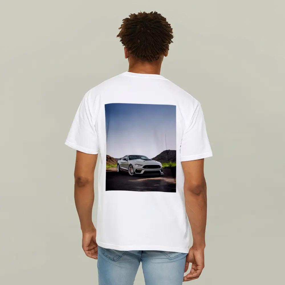 Ford Mustang Mach One Gray Mountain Road – T-Shirts