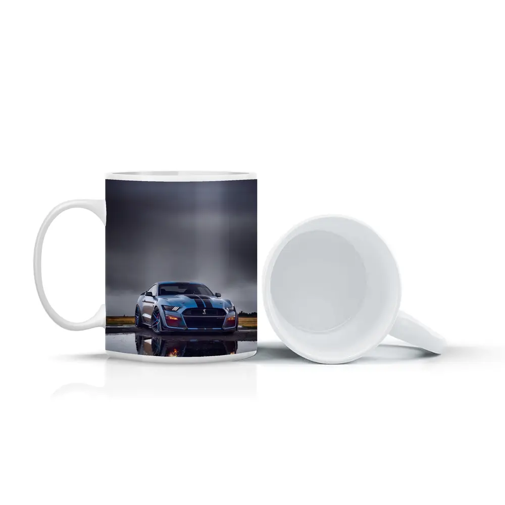 Ford Mustang Shelby GT500 Stormy Wet Runway – Mugs