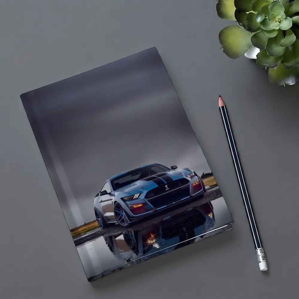 Ford Mustang Shelby GT500 Stormy Wet Runway – Notebooks