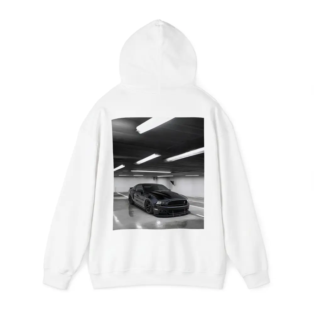 Ford Mustang Black Parking Garage Dark – Hoodies