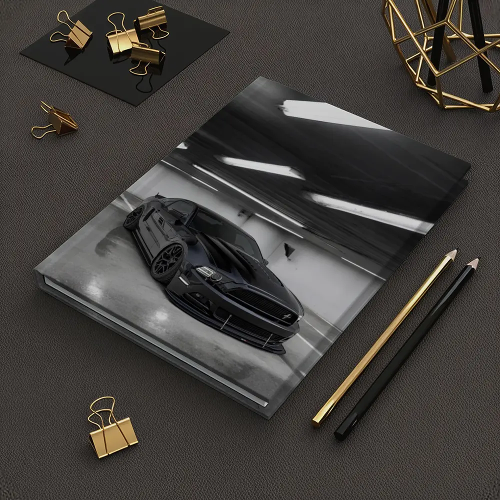 Ford Mustang Black Parking Garage Dark – Notebooks