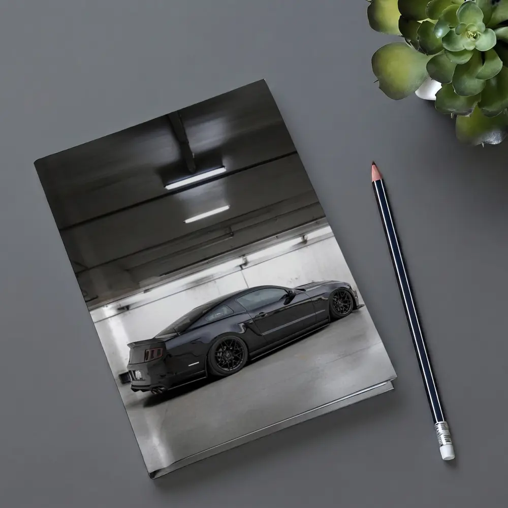 Ford Mustang Dark Gray Underground Parking Garage – Notebooks