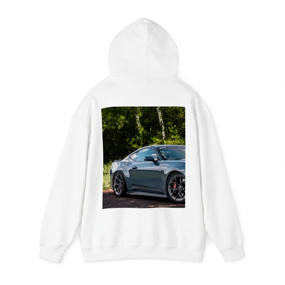 Ford Mustang Dark Horse Forest Background – Hoodies
