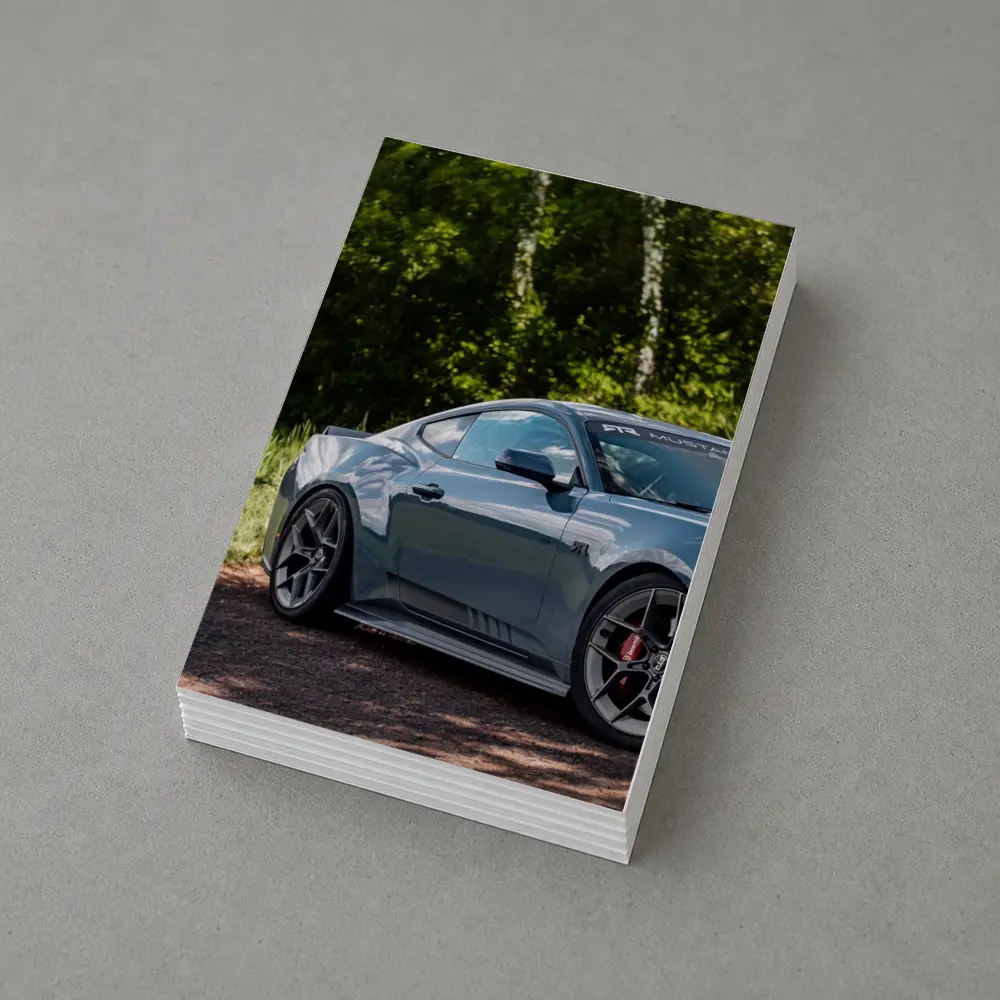 Ford Mustang Dark Horse Forest Background – Postcards