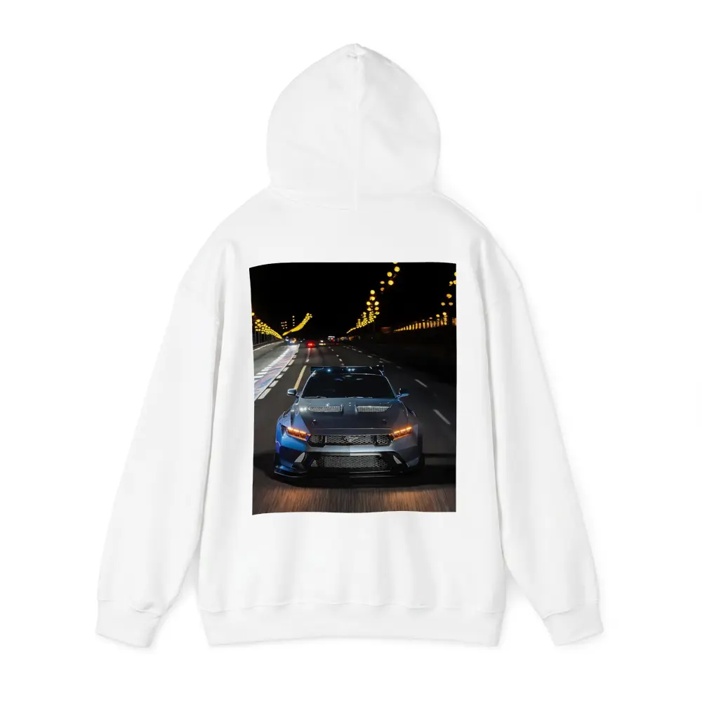 Ford Mustang Racing Night City Street – Hoodies