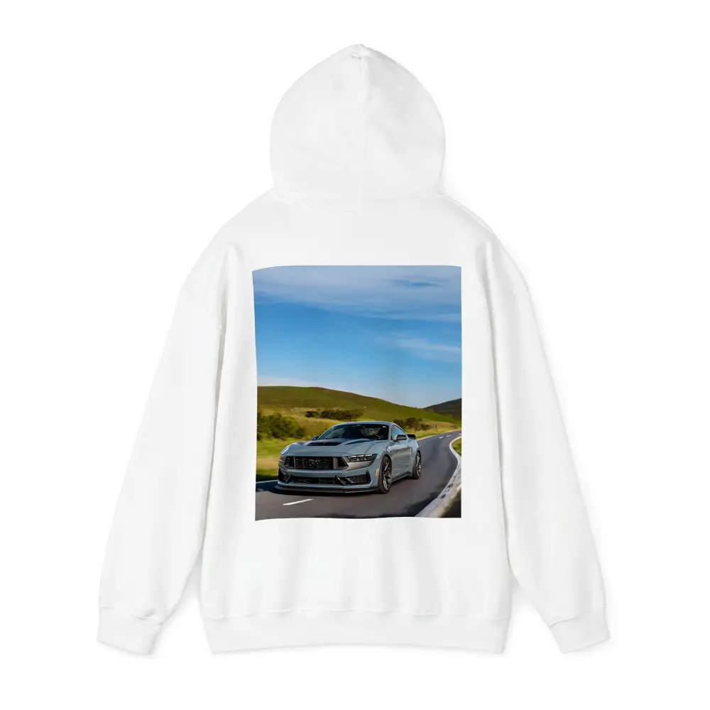 Ford Mustang Dark Horse Rolling Country Road – Hoodies