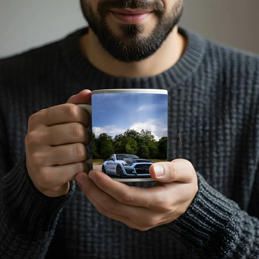 Ford Mustang GT500 Blue Sky Reflection – Mugs