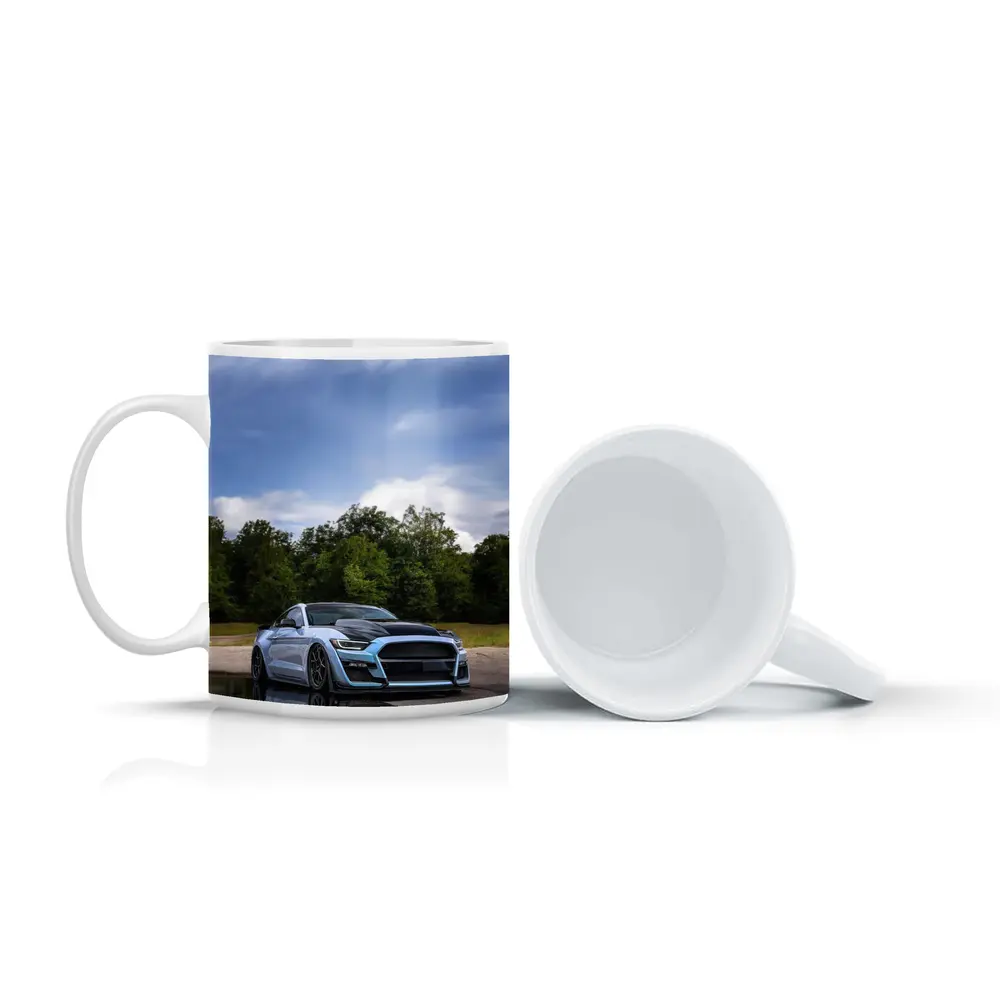 Ford Mustang GT500 Blue Sky Reflection – Mugs