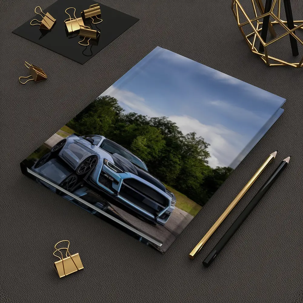 Ford Mustang GT500 Blue Sky Reflection – Notebooks