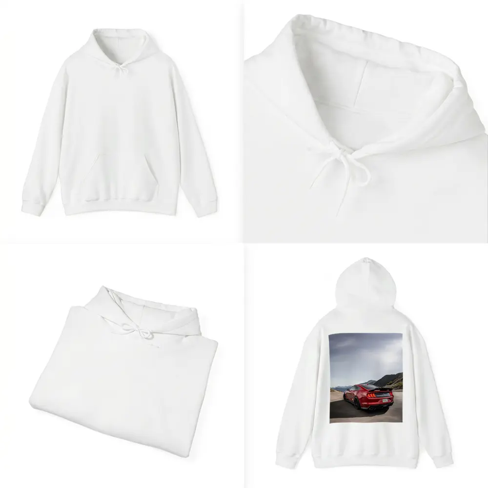 Ford Mustang Shelby Red Mountain Road – Hoodies