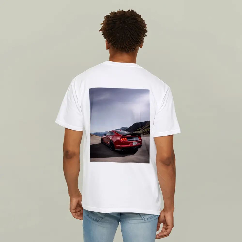 Ford Mustang Shelby Red Mountain Road – T-Shirts
