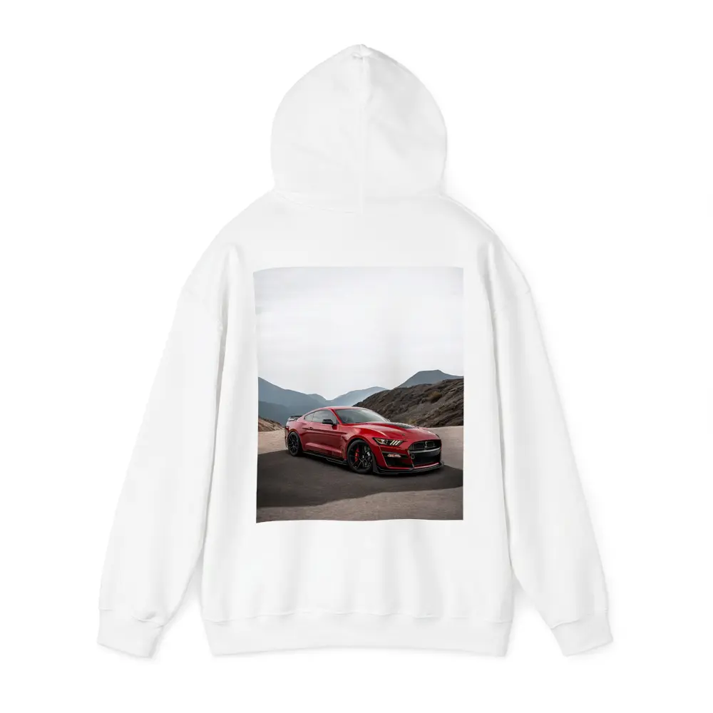 Ford Mustang Shelby Red Mountain Road – Hoodies