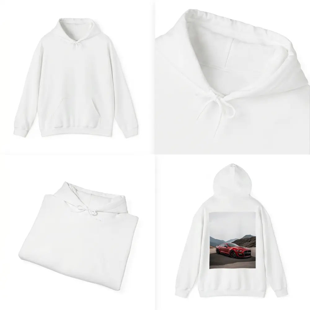 Ford Mustang Shelby Red Mountain Road – Hoodies