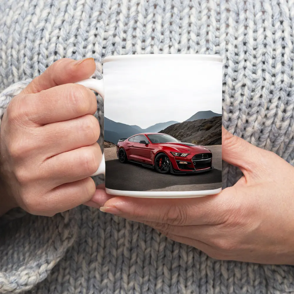 Ford Mustang Shelby Red Mountain Road – Mugs