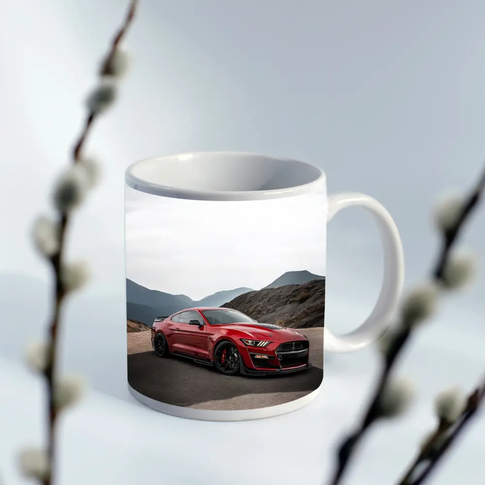 Ford Mustang Shelby Red Mountain Road – Mugs