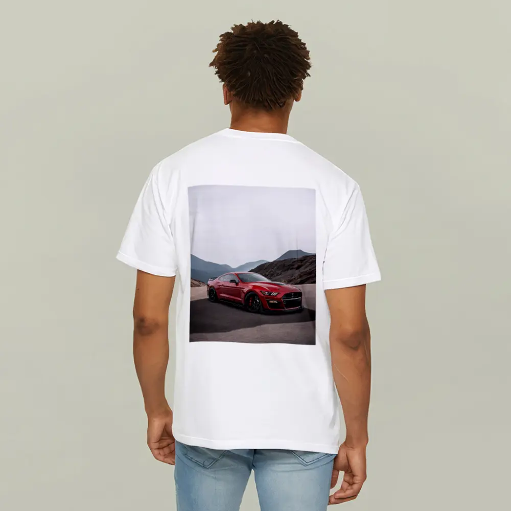Ford Mustang Shelby Red Mountain Road – T-Shirts