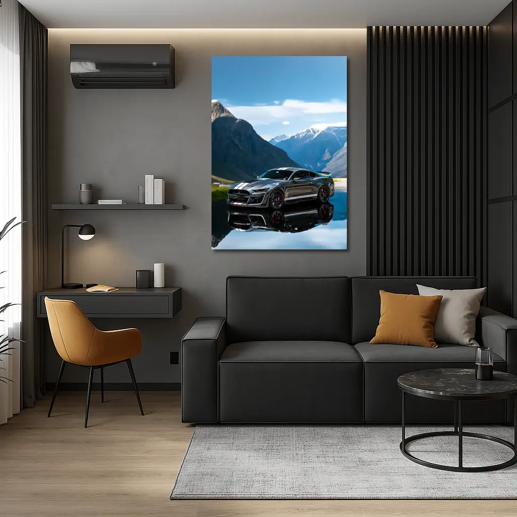 Ford Mustang Shelby GT500 Mountain Reflection – Wall Art