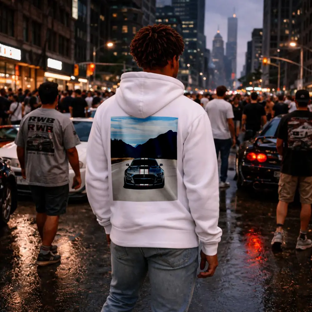 Ford Mustang Shelby GT500 Mountain Road – Hoodies