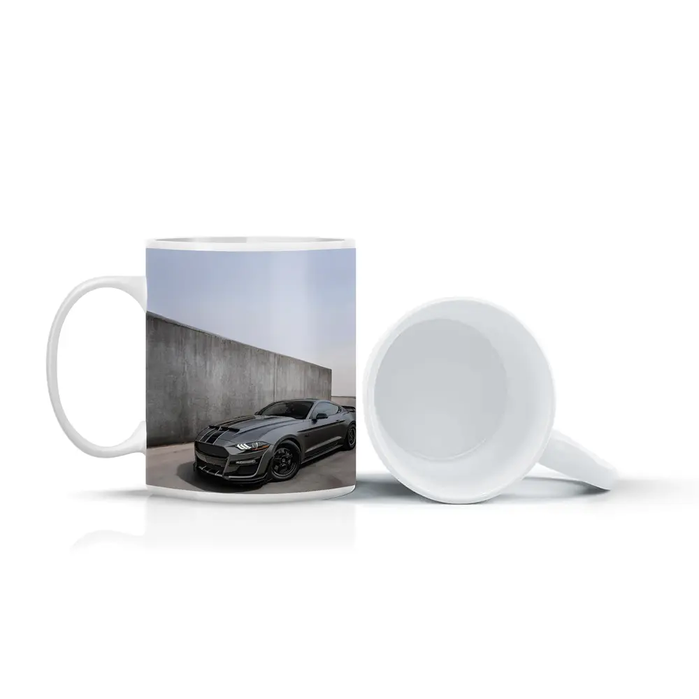 Ford Mustang Shelby GT500 Gray Concrete Wall – Mugs