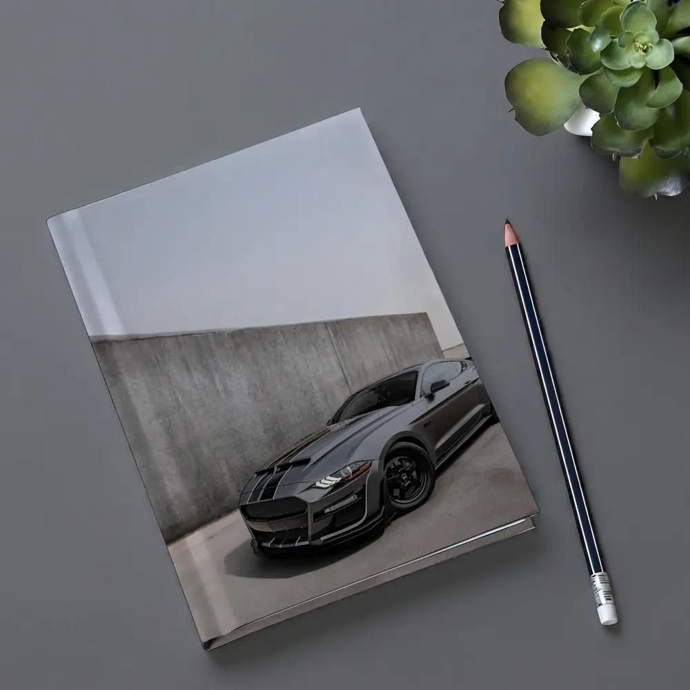 Ford Mustang Shelby GT500 Gray Concrete Wall – Notebooks